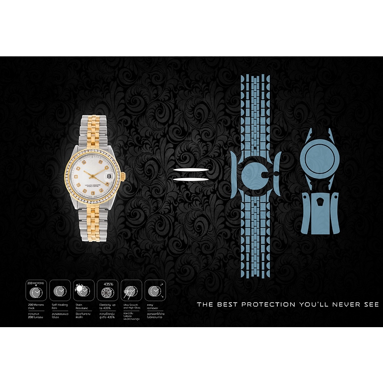 ฟิล์มกันรอยนาฬิกา Watch Protection Film สำหรับ แบรนด์ รุ่น Rolex Datejust 31mm Ref.68273