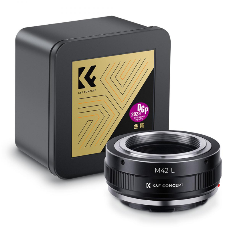 K&F M42-L Lens Adapter to Leica SL/T ,Sigma FP ,Panasonic S1 L-mount Camera (KF06.476)