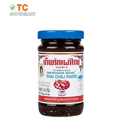 เเม่ประนอม น้ำพริกเผา ขนาด114กรัม