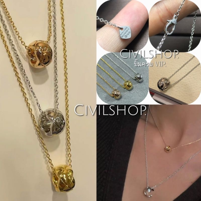 สร้อยคอชาแua งานVip เงินแท้s925 งานสวยเนี๊ยบปั๊มครบทุกจุด.
