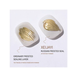 ท็อปด้านสำหรับขัดผงขัด ไม่ทำให้ผงขัดเลอะ Russian Matt Russian Xeijayi 15ml. รัสเซีย Matte Top Coat