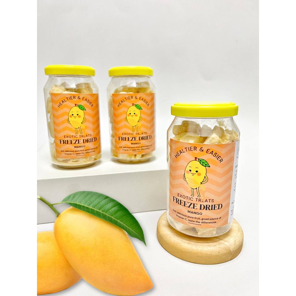 Exotic Treats Mango freeze Dried ช่วยสัตว์เลี้ยงขับถ่ายดี วิตามินซีสูง ชูการ์ ชูการ์ไกลเดอร์ แฮมเอตร์ เม่นแคระ กระรอก