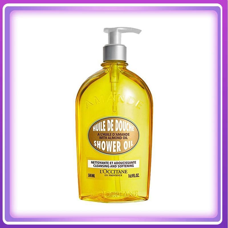 L'occitane Almond Shower Oil 500ml ทำความสะอาดและบำรุงผิว