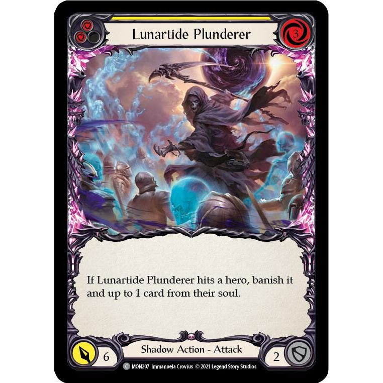 flesh and blood : Lunartide Plunderer (Yellow) - Monarch (MON)