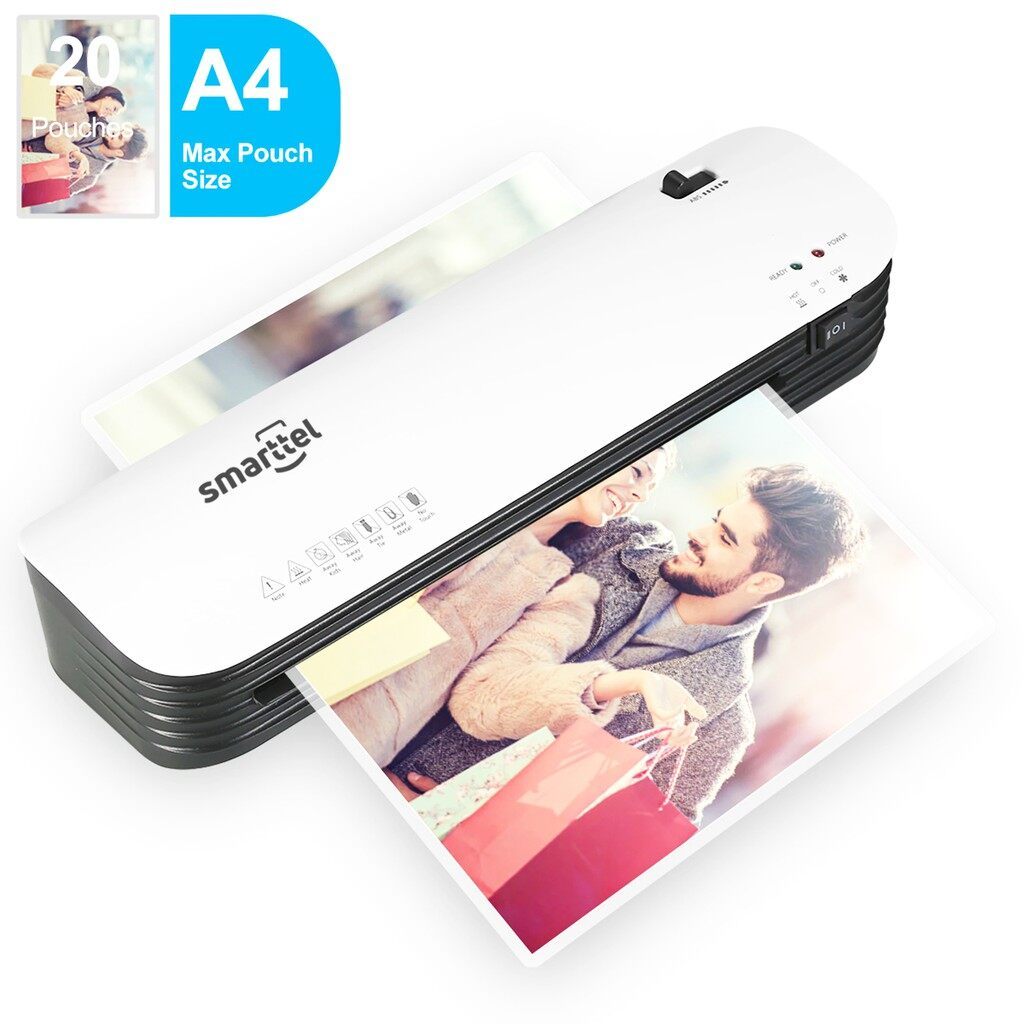 Laminat รุ่นSL299 เครื่องเคลือบกระดาษ เครื่องเคลือบเอกสาร laminator machine A4 ABS ปุ่มป้องกันการ์ด 