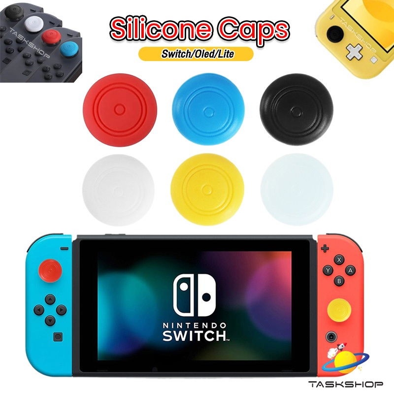 (1 คู่)ปุ่มยาง / จุกยาง / ซิลิโคน สำหรับ🎮 Joy Con Nintendo Switch V1/V2/OLED / Lite