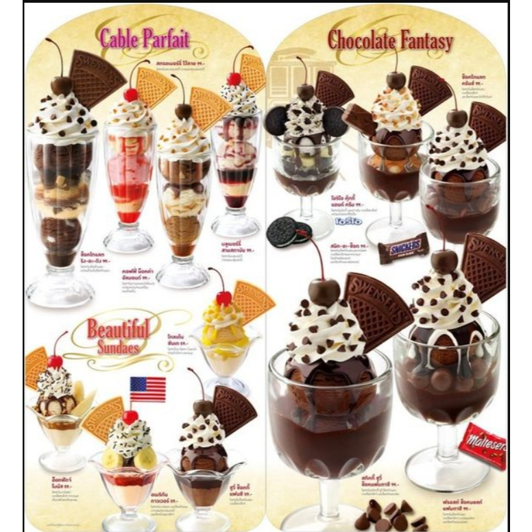 คูปองเงินสด บัตร swensens  สเวนเซ่น ไอติม มูลค่า 100 บาท