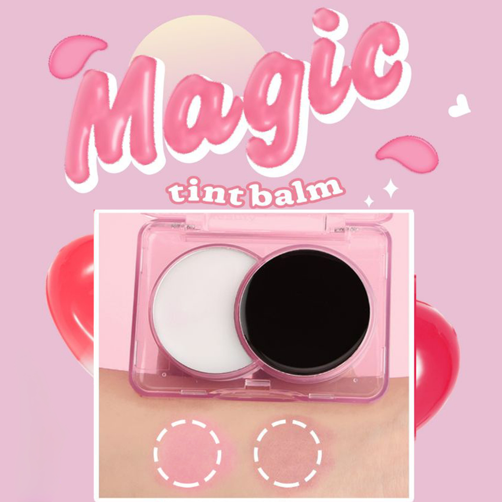 83450 Kiss Beauty บลัชบาล์ม 2in1 Black&Pink บลัชเจลลี่เปลี่ยนสีได้ในอันเดียว