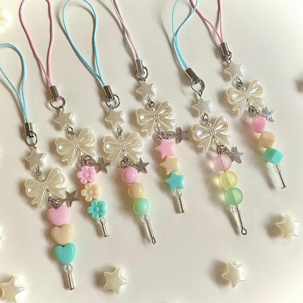 พร้อมส่ง ♥♡ Phone Charm dango 🍡 ♡♥ ✨ | ที่ห้อยโทรศัพท์ keychain ห้อยมือถือ  💗