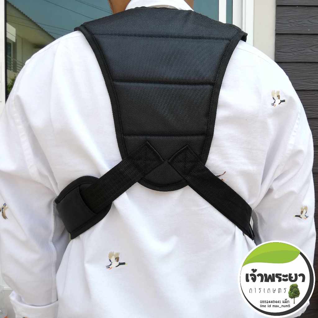 หน้ากากกันกระเด็นใส + สายสะพายตัดหญ้าแบบเป้คู่ ราคาพิเศษ ซื้อคู่ราคาพิเศษ - รูปที่ 2