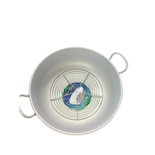 กระทะเเขกมีหู ทอดโดนัท ตรา 3A FRY PAN