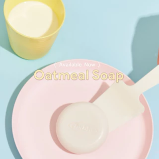 สบู่ข้าวโอ๊ตชับบี้ Chubby Oatmeal Soap สบู่ล้างหน้า ลดสิวอักเสบ สิวอุดตัน เพิ่มความชุ่มชื้น