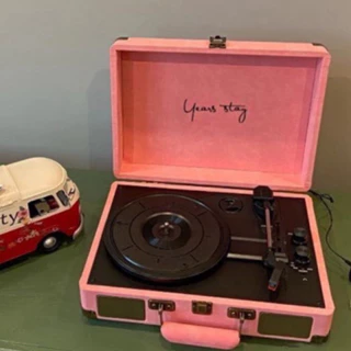 【⚡ส่งของจากไทย】 Vinyl เครื่องเล่นแผ่นเสียง turntable Portable gramophone Bluetooth speaker