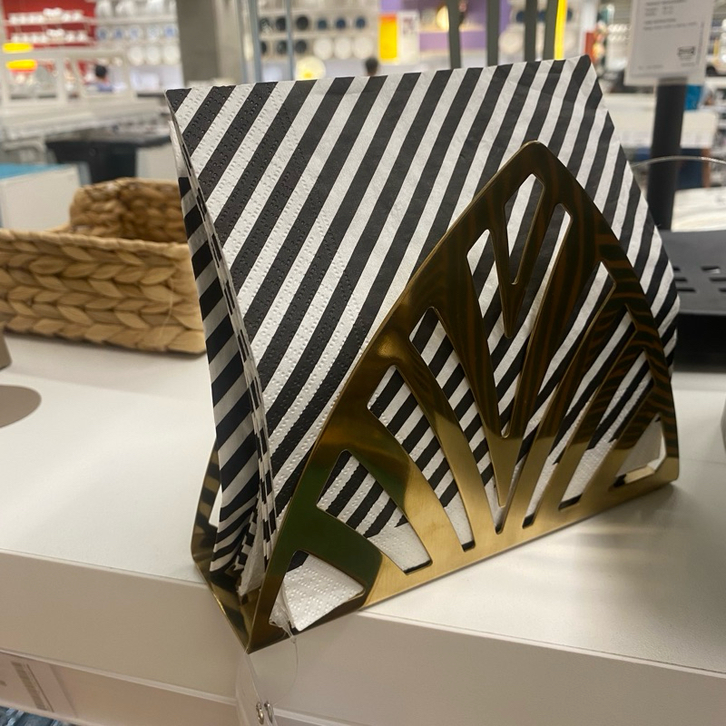 ที่ใส่กระดาษเช็ดปาก IKEA ที่ใส่ผ้าเช็ดปาก ของแต่งบ้าน ที่ใส่ทิชชู่ ของใช้บนโต๊ะอาหาร