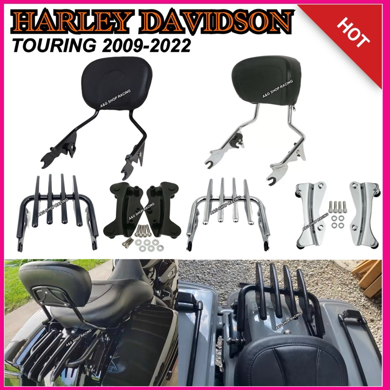 Sissy bar พิงหลังHarley Davidson/ด็อกกิ้งHarley/เล็บหมีHarley ปี2009-2022 Road glide Street glide FLHX FLHR FLTR FLHR