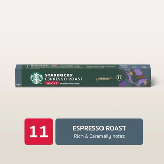 ใหม่ Starbucks Nespresso capsule กาแฟแคปซูล สตาร์บัคส์ ของแท้พร้อมส่ง แคปซูลกาแฟสตาร์บัค (บรรจุ10แคปซูล)