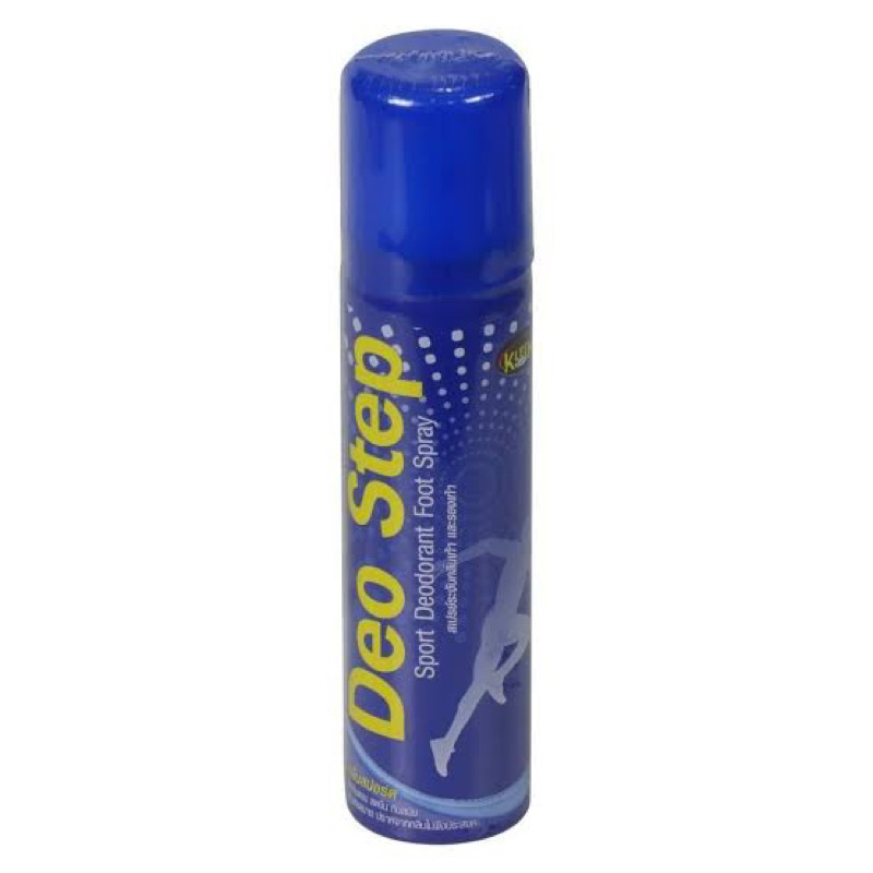 Deo step sport deodurant foot spray 50ml. สเปรย์ระงับกลิ่นรองเท้า