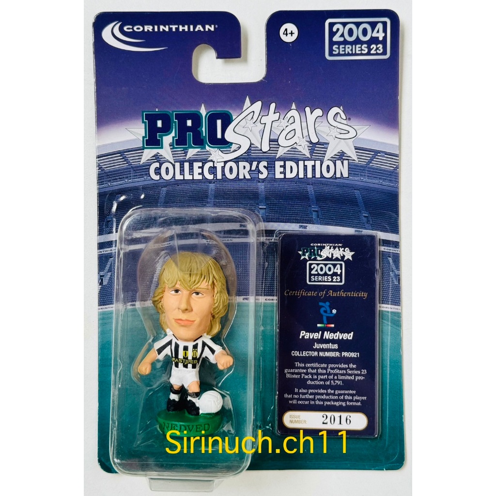 โมเดลนักฟุตบอล CORINTHIAN  PROSTARS COLLECTOR"S EDITION Pavel Nedved