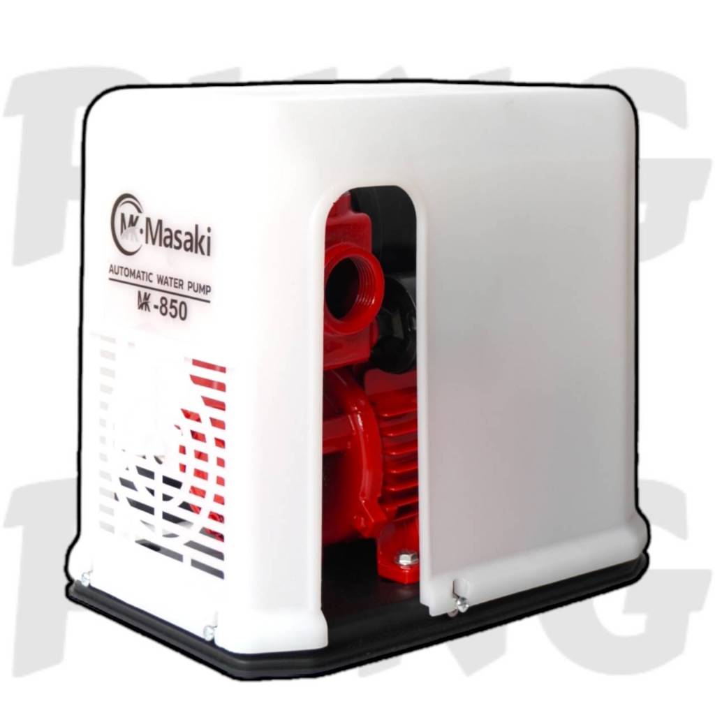 Masaki ปั๊มน้ำอัตโนมัติ ปั๊มน้ำมีฝาครอบ 1100W PRO-X Seriesปั๊มน้ำออโต้ ปั๊มน้ำ850W PRO-X Series แรงขึ้น ประหยัดขึ้น รุ่น