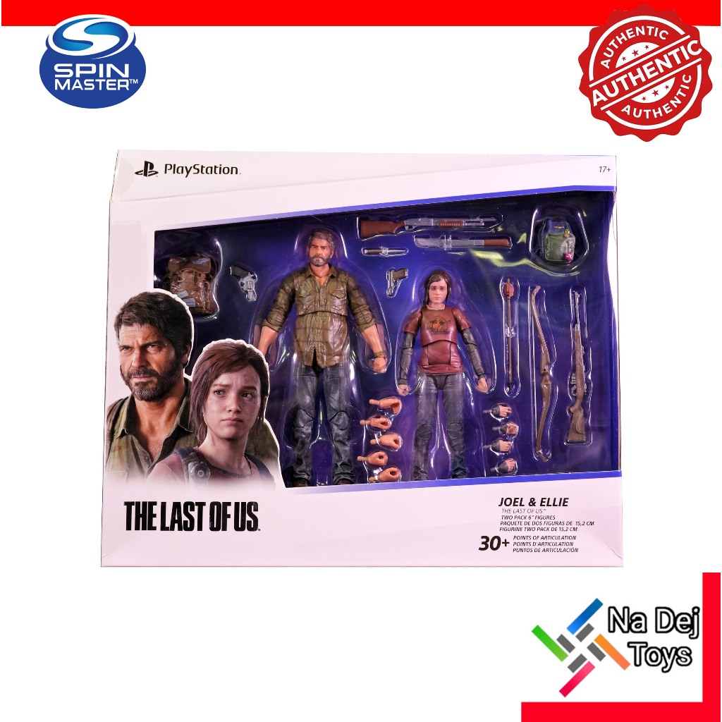 Joel & Ellie Spin Master 6" Figure โจเอล & เอลลี่ สปินมาสเตอร์ ขนาด 6 นิ้ว ฟิกเกอร์