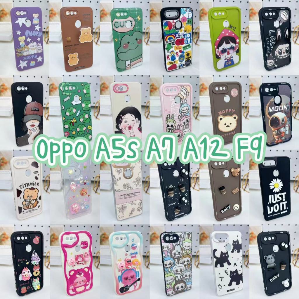 พร้อมส่ง case Oppo A5s A7 A12 F9 เคส ลายการ์ตูน น่ารัก สำหรับ อ็อปโป้เอหาเอส case สำหรับ Oppo A5s A7 A12 F9