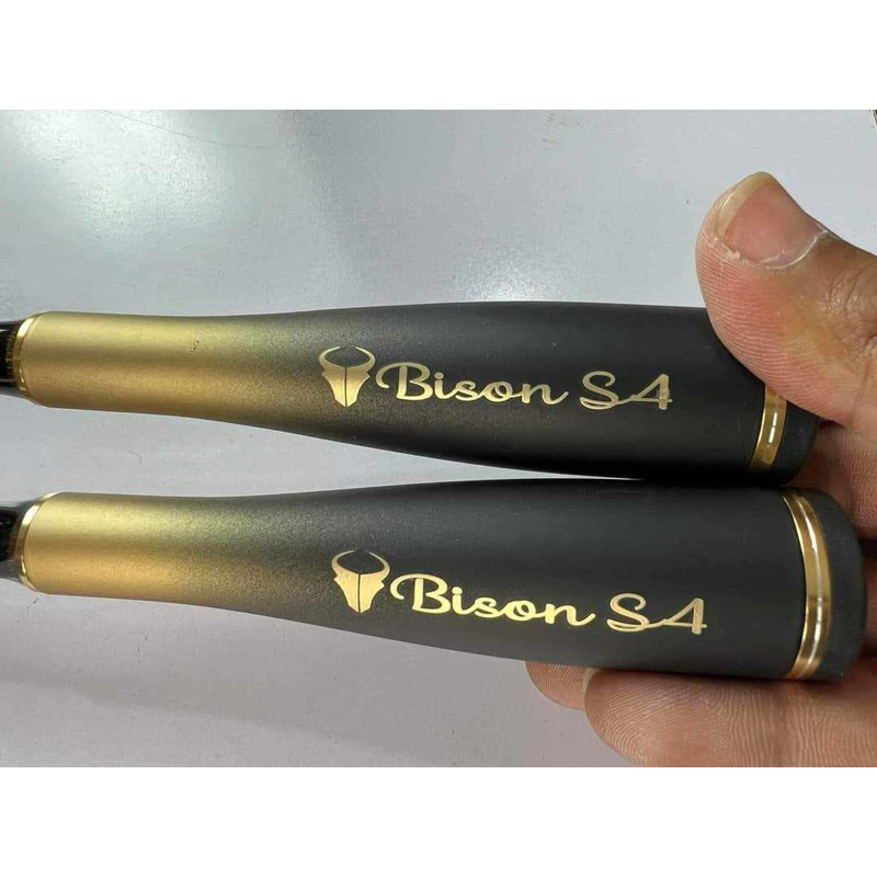 คันไบสัน s4 Bison S4 ท็อปสุด 6.6 ฟุตสปิน ท่อนเดียว เวท 8-17 10-20 คันตีเหยื่อปลอม คันตีช่อน คันตีชะโ