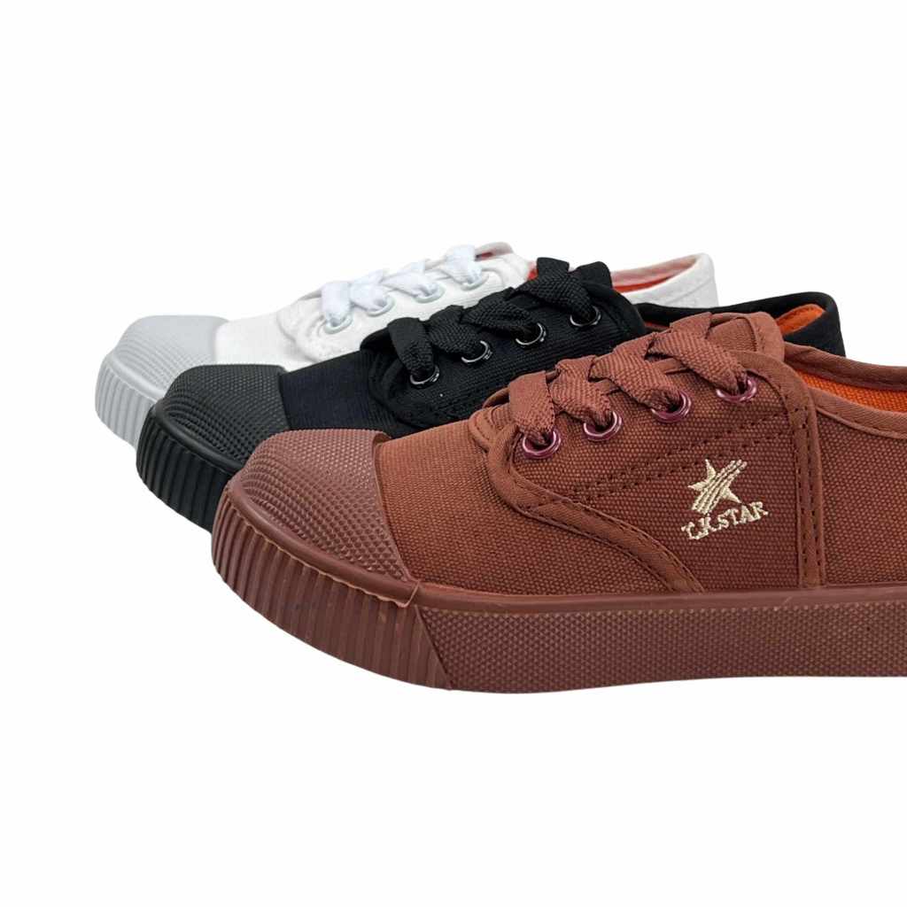 รองเท้าผ้าใบนักเรียน มีสีดำ,น้ำตาล,ขาว ไซส์ 28-45
