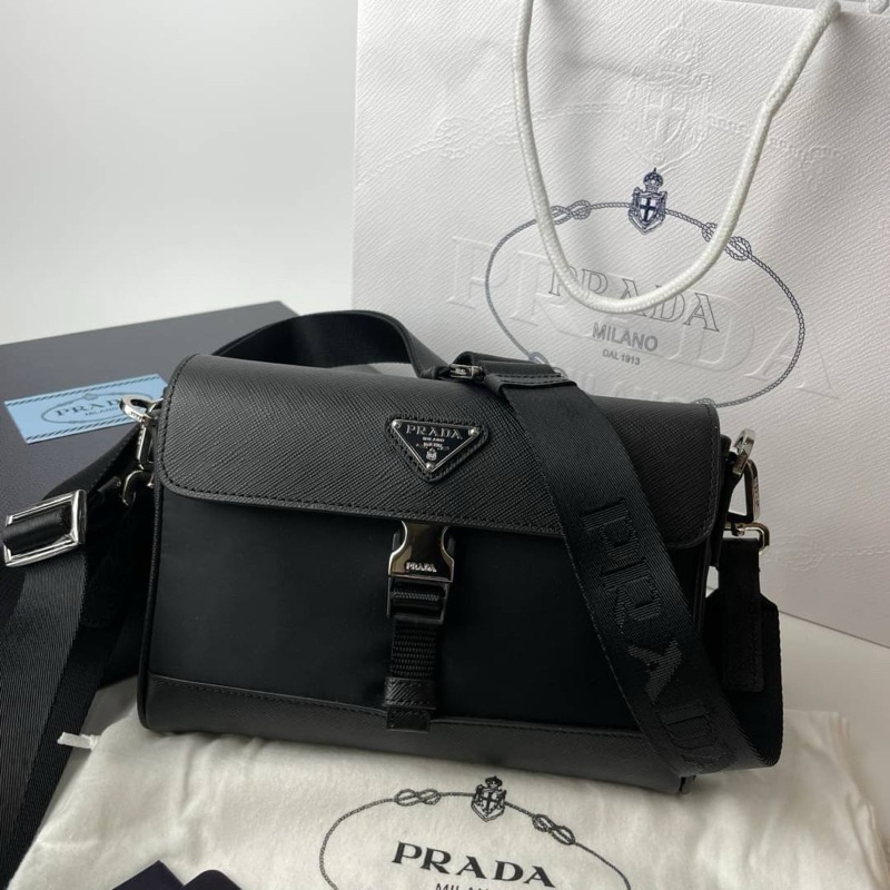 Prada Re-Nylon and Saffiano leather smartphone case