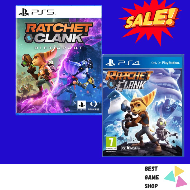 Ratchet Clank Rift Apart PS5 / Ratchet and Clank PS4 (แผ่นมือ1 / มือ2) (พร้อมส่ง)