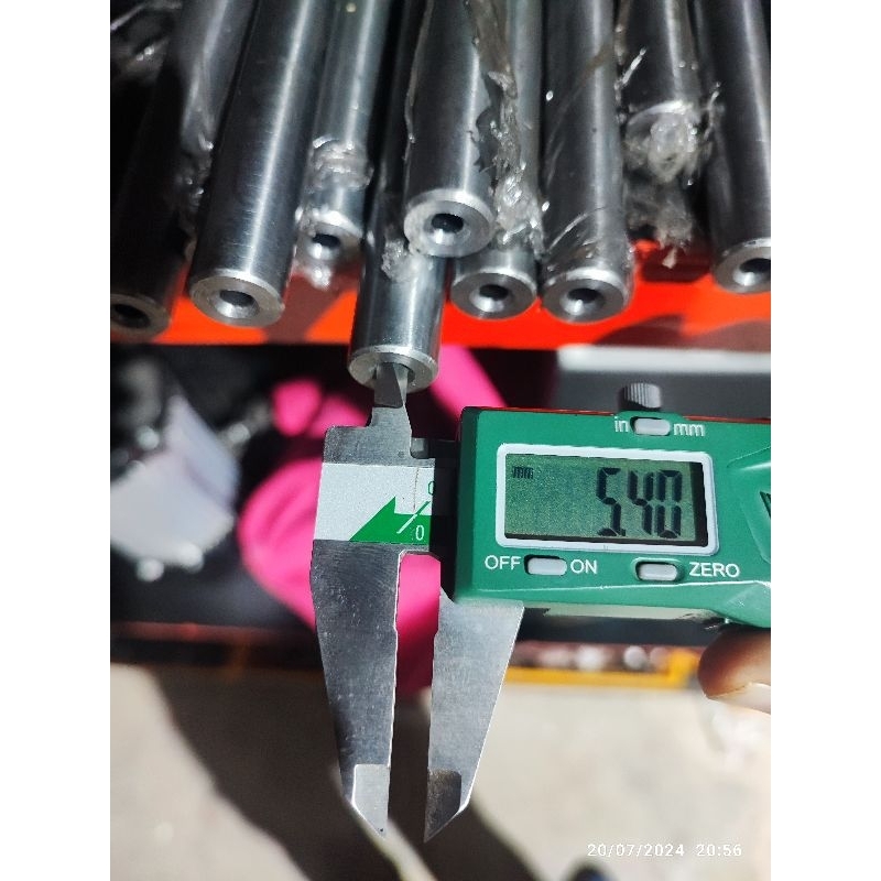 เหล็กแป๊ปสเตย์ ไม่มีรอยต่อ 42crmo 16/5.4mm นอก 16มม ในรู 5.4มม. 5.5มม.ยาวทั้งเส้น 70cm มีความเที่ยงต