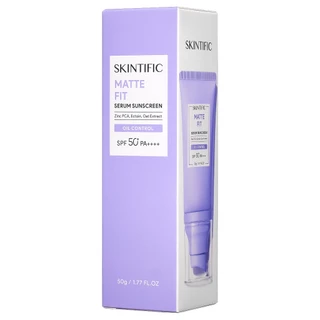 SKINTIFIC - Matte Fit Serum Sunscreen SPF50+ PA++++ (50g.) สคินทิฟฟิค แมท ฟิต เซรั่ม ซันสกรีน เอสพีเอฟ50+ พีเอ++++