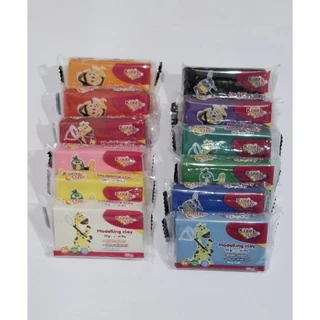 ดินน้ำมันไร้สารพิษ 24 ก้อน 12 สี สำหรับเด็ก Kiddy Clay, NARA Modelling Clay (Non-Toxic Clay)