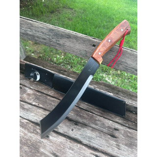 มีดเดินป่าแรมโบ้ 12นิ้วตัดไม้เนื้อแข็งตัดไม้ไผ่ อรัญญิกแท้พร…