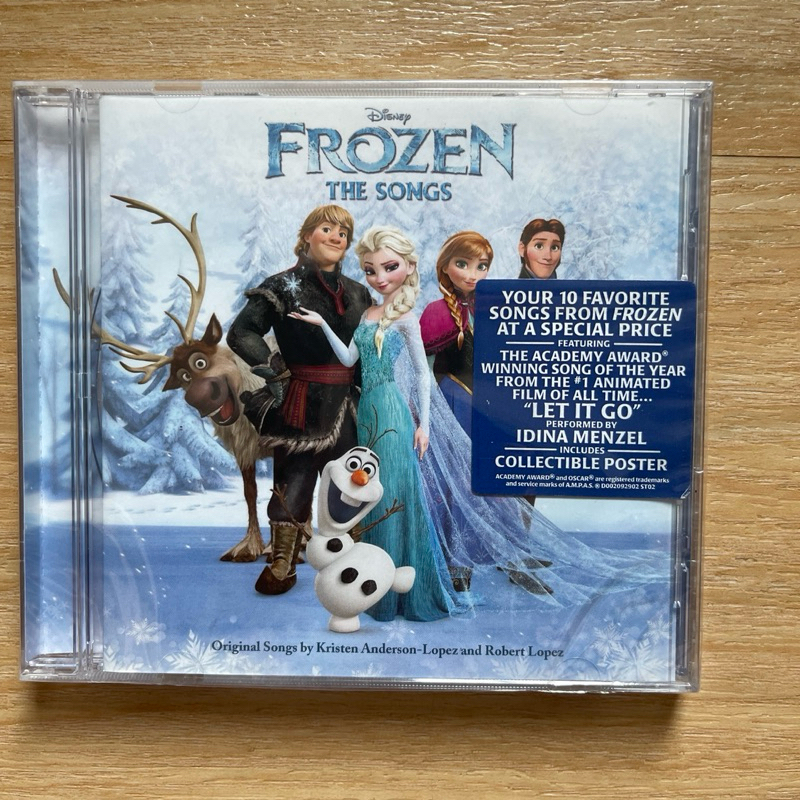 (พร้อมส่ง🔥) CD ซีดีเพลง Kristen Anderson-Lopez - Frozen The Songs ,CD, Album มือหนึ่ง ซีล