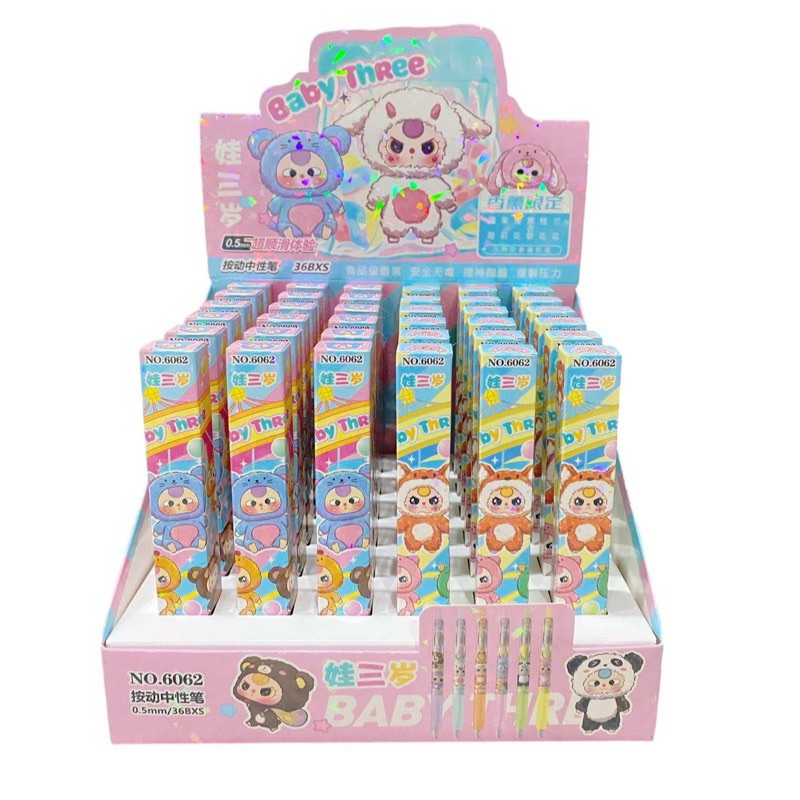 กล่องสุ่มปากกา 36 ด้าม ✍️ปากกาสุ่ม ปากกาน่ารัก ลายการ์ตูนหลากหลาย น่าใช้ เพลิดเพลิน