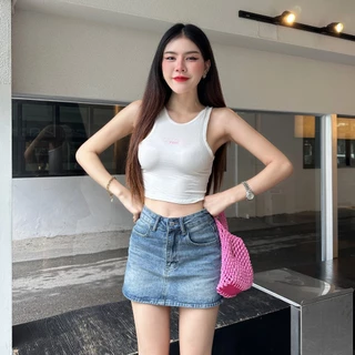 🌈SpinnyHouse🌈เสื้อกล้าม ผ้าเรย่อน สกรีนลายน่ารัก 🐰 ทรงสวยเก็บทรงดี ผ้าบางใส่สบาย พร้อมส่งทุกสีค่า รุ่น กล้ามCandypop