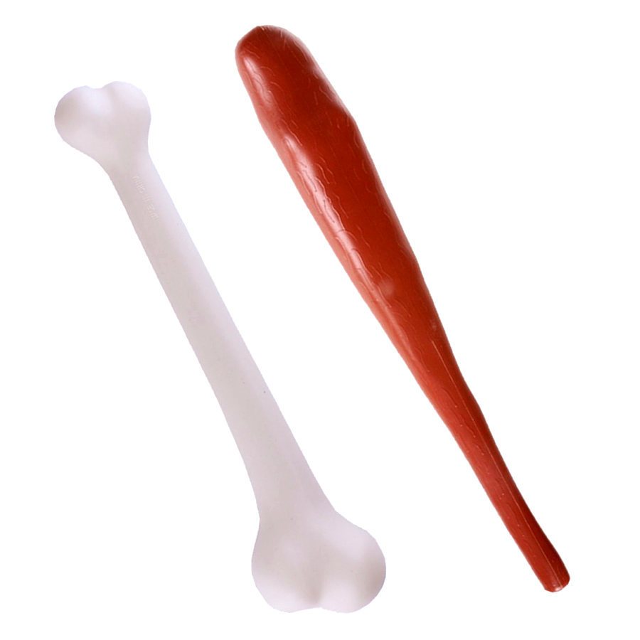 56g ไม้กระบอง ไม้คนป่า กระดูกขาว พลาสติก weapon hand stick wooden stick props wild man bone costume plastic big bone