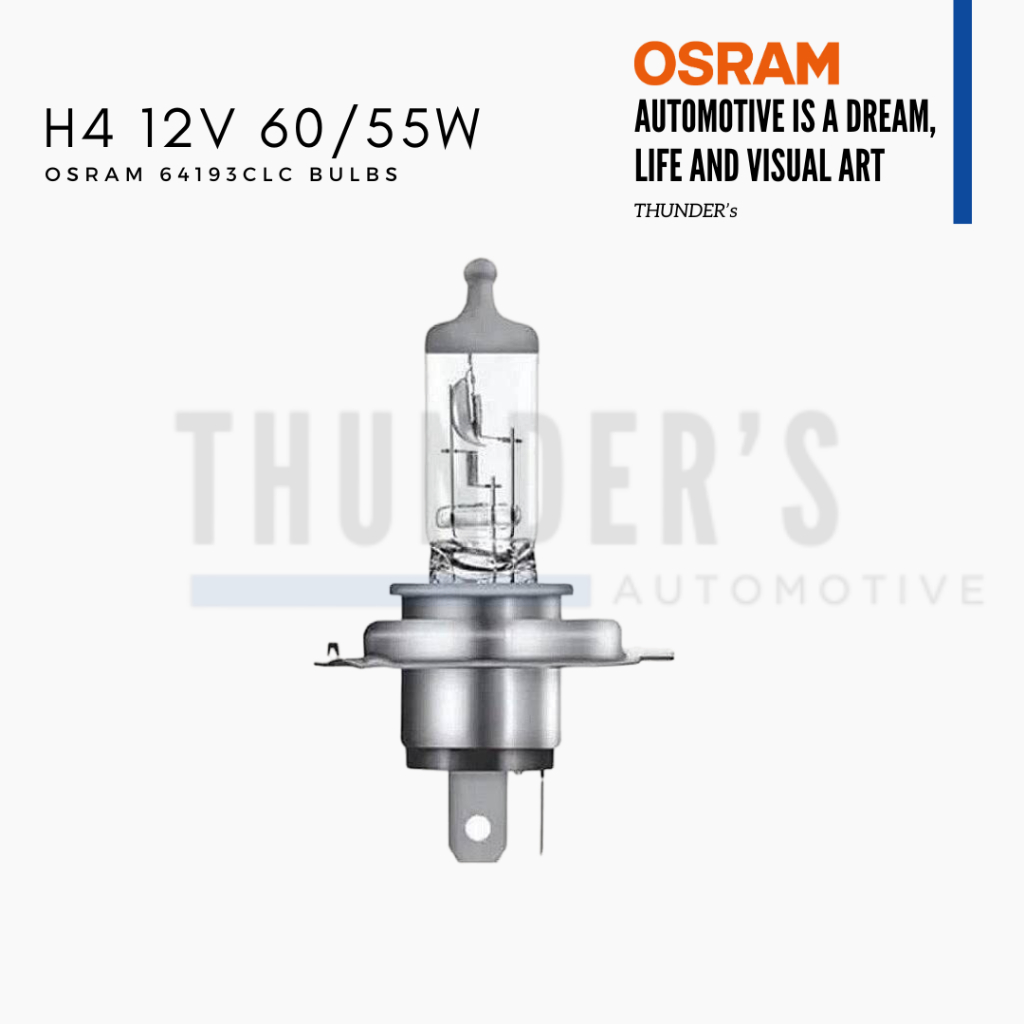 Osram / BOSCH / Tungsram 12V 24V H4 หลอดไฟหน้าฮาโลเจน