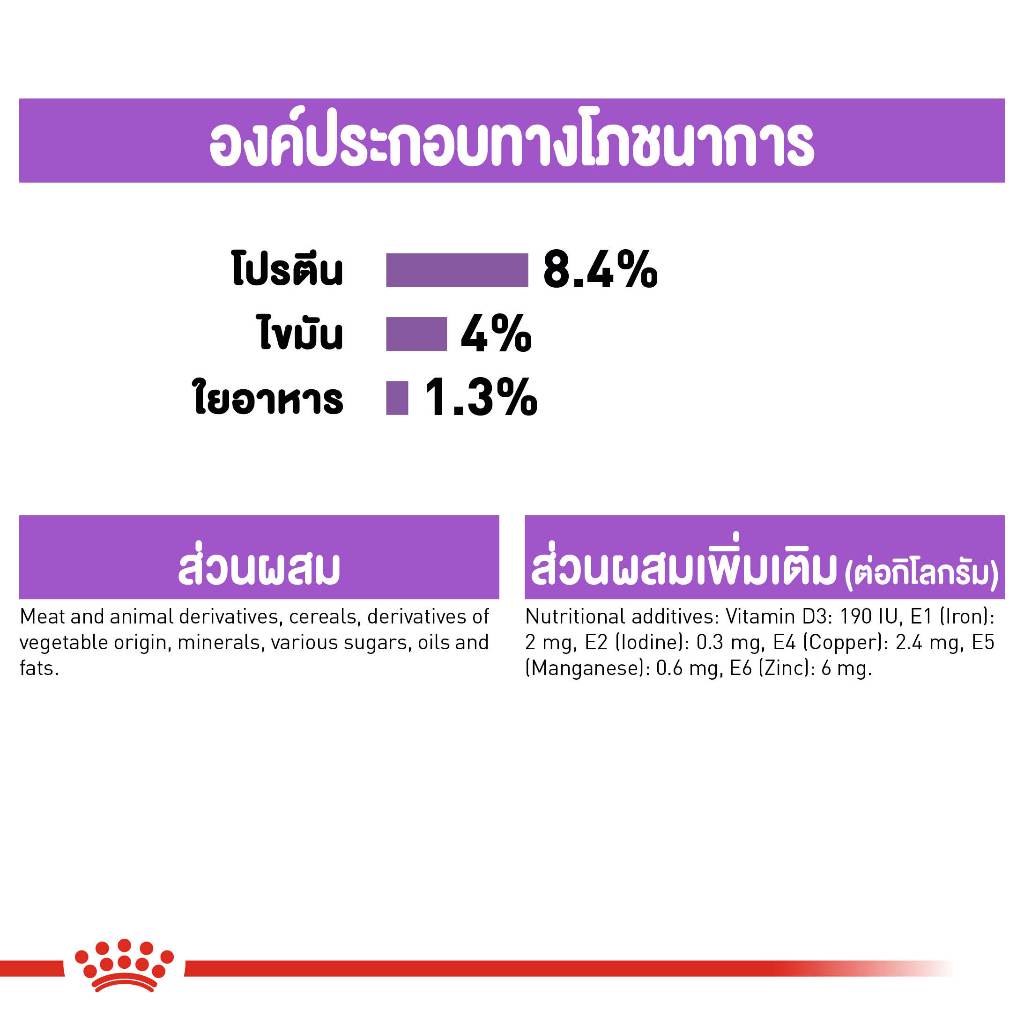 Royal Canin طعام كلاب معقمة رطب Sterilised Loaf ‏(12 كيساً) — صورة 8