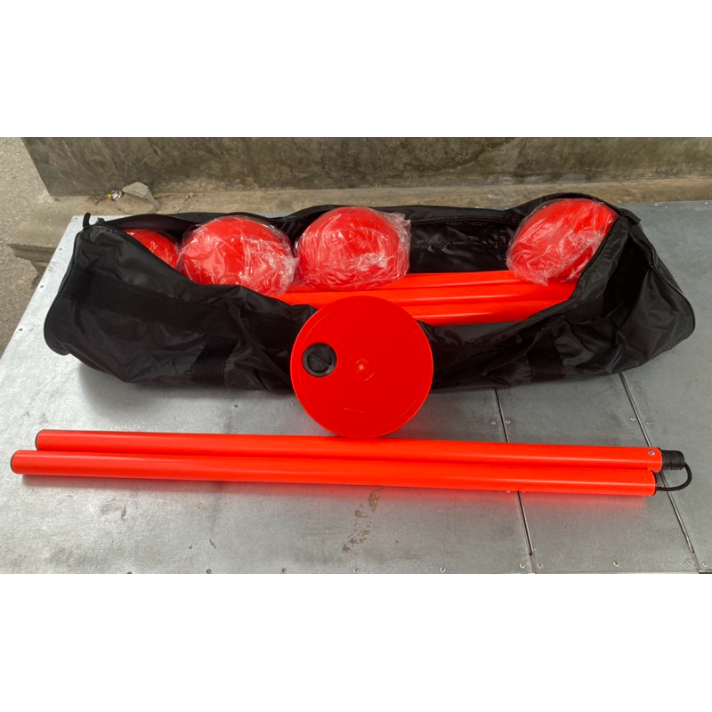 ชุดเสาสลาลม พร้อมกระเป๋า Victory (1 ชุด มี 5 ชิ้น) ฐานใส่น้ำ หรือ ทรายได้ - รูปที่ 5