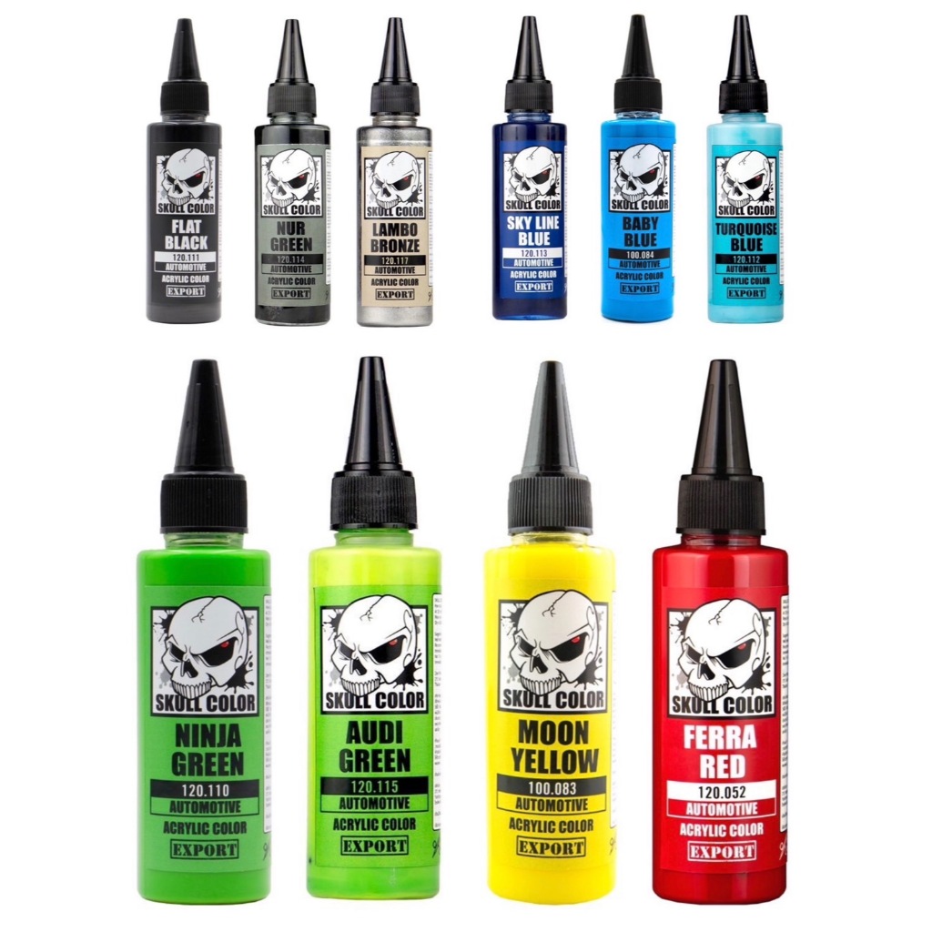 สีงานพ่นแอร์บรัช Skull Color -Automotive ( กลุ่มสี Automotive )