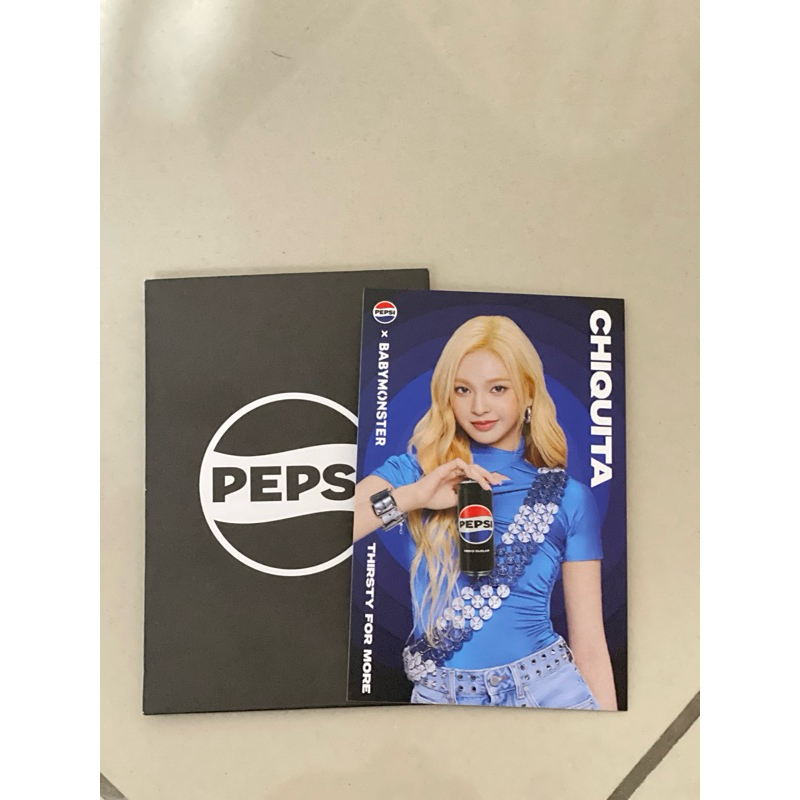 การ์ด pepsi babymonster / การ์ดชิกิต้า chiquita