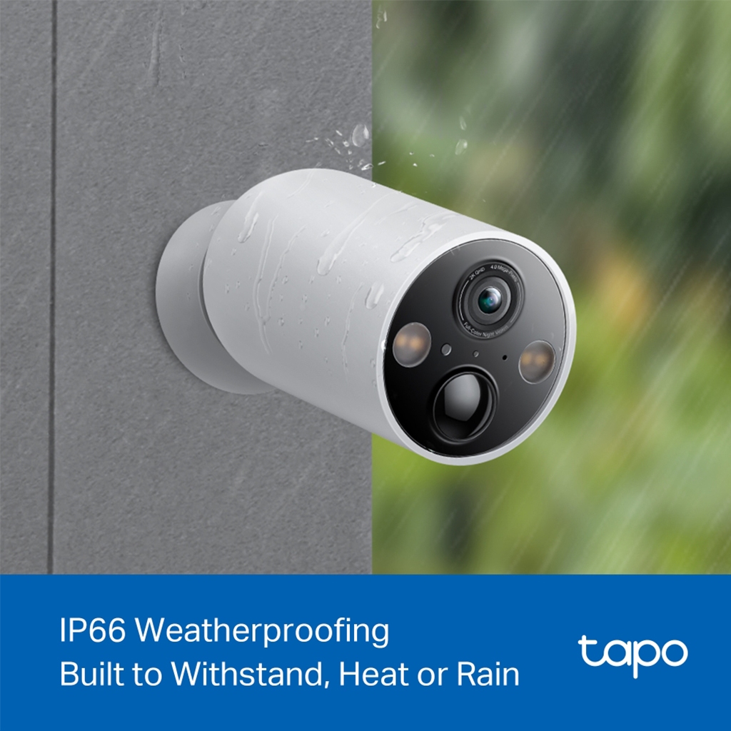 TP-Link Tapo C425 Smart Wire-Free Security Camera กล้องวงจรปิดไร้สาย ชาจ1ทีอยู่ได้300วัน ติดตั้งได้ทุกที่ด้วยฐานแม่เหล็ก