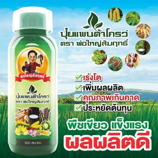 บำรุงพืช พืชแข็งแรง ใบเขียว ปุ๋ยน้ำ พ้นทางใบ 500 มล. แพนต้าโ…