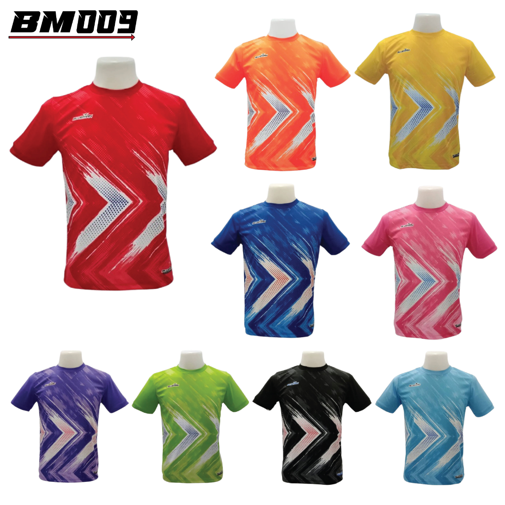 Blueman (บลูแมน) เสื้อกีฬา เสื้อวิ่ง รหัสสินค้า BM009 มี 9 สี ขนาด ไซส์ S - 4XL
