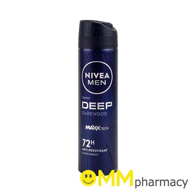 NIVEA MEN DEEP DARKWOOD SPRAY 150ML.