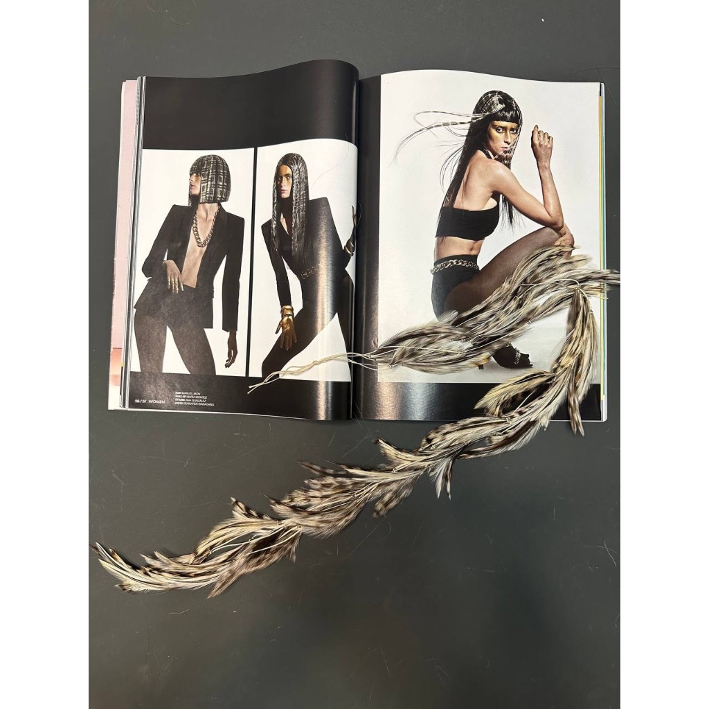 Feathers hair extensions