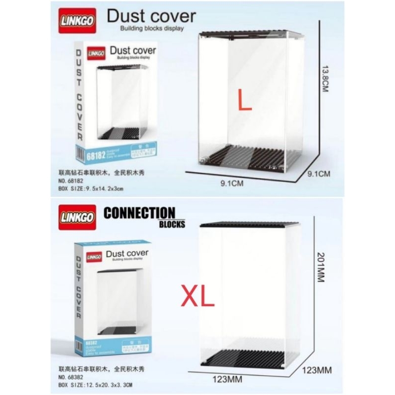 ตัวต่อ​ เฟือง​ กล่องใส​ ใส่​ ตัวต่อเฟือง​ ไซด์​ L.และ​ XL​ (นาโน​ ใส่ไม่ได้)
