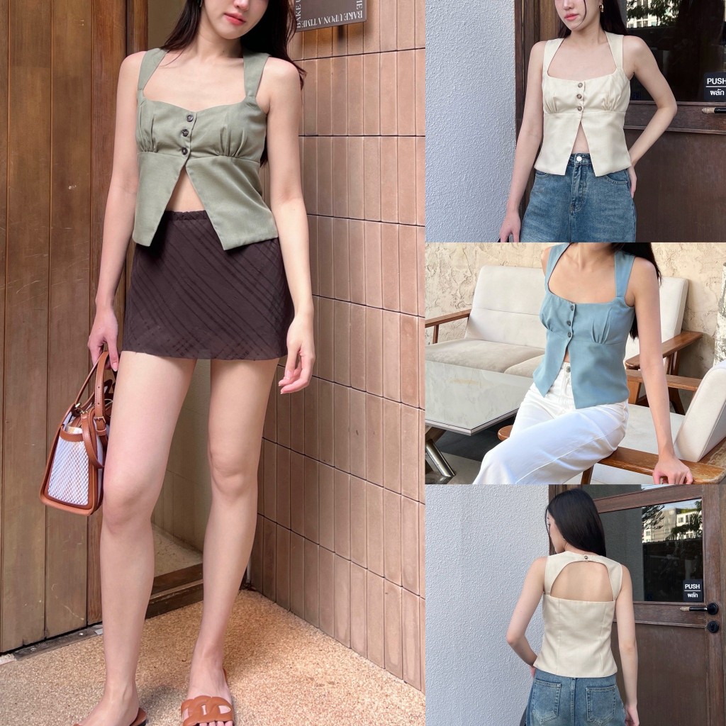 GALSWEARON | IRISH LINEN TOP