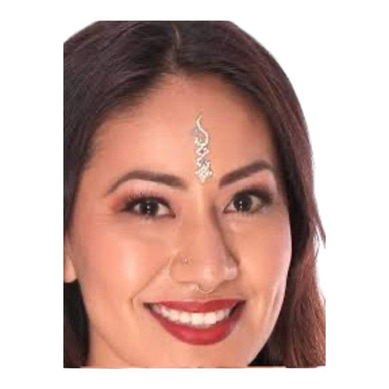 indian bindi เข็มกลัดหน้าผากอินเดียแบบดั้งเดิมพรีเมี่ยมสไตล์อินเดีย/random design send(เลือกประเภทและแจ้งการออกแบบในแชท)